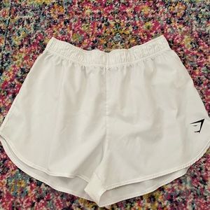Gymshark white shorts